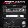 UTV Dome Light, FASTCHOY AUTO Roll Bar Light Interior Dome