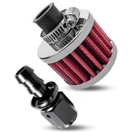 Female Fitting Kit with Filter Fit for Fuel Cells Requiring a Female Vent Fitting, Filter Connector Kit for 10AN Fuel Cell Breather