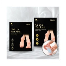 LuminaD Wellness Foot Patches: Warm, Cool & Relax - 10 Patches (1 Box) Relax