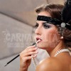 Grupo Carnavallia Pipeta Negra Cigarro Charleston Disfraz Accesorio Vintage