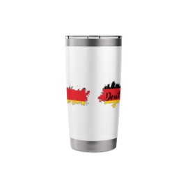 Germany with Flag Colors Stainless Steel Insulated Tumbler