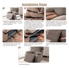 Genina Waterproof Oversized Recliner Chair Covers - 100% Protection, Non-Slip,