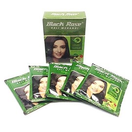 Black Rose Kali Mehandi 30 Sachets Each 10Grm With Free Mehandi Hair Dye Brush