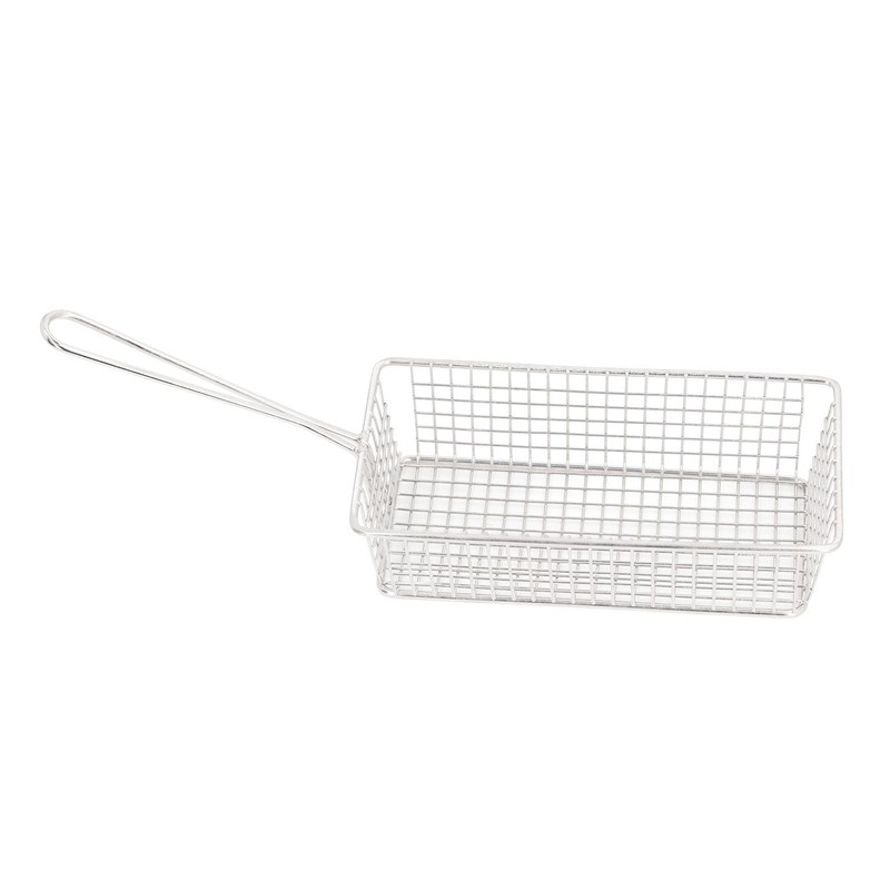 Stainless Steel Deep Fryer Basket with Long Handle Multifunction Easy