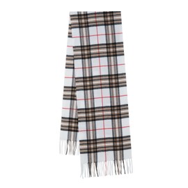 CALVIN & OLIVIA Cashmere Feel Scarf Soft Winter Soft Tartan Plaid Fashion Scottish Check Multi-Color Gift for Men Women Beige Plaid