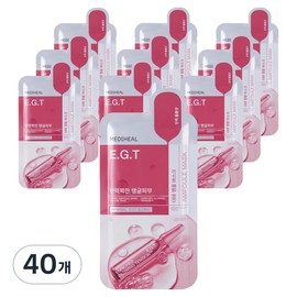 Mediheal Derma Ampoule Mask EG-T, 1 pack, 40 pieces / 메디힐 더마 앰플 마스크 이지티, 1개입, 40개