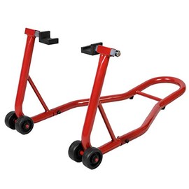 Datianxia Motorcycle Bike Stand Rear Forklift Spoolift Paddock Swingarm Lift Auto Bike, Red