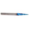 SICWOOD Tapered Ball Nose End Mill, Carbide Spiral CNC Router