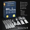 45-Piece Silverware Set Flatware Cutlery Set Service for 8, Durable