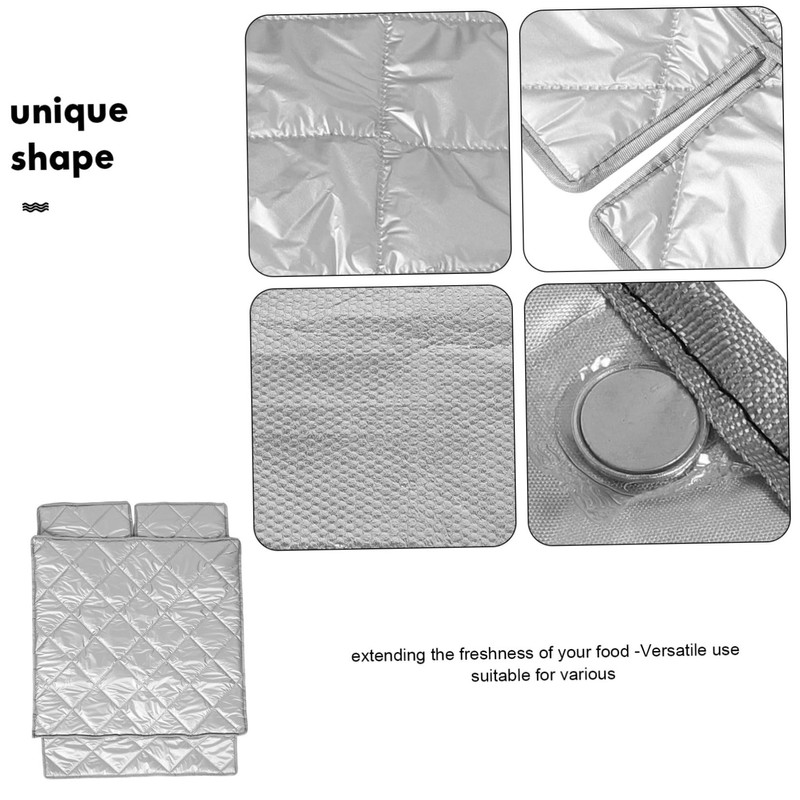 ULTECHNOVO Freezer Cover Insulated Refrigerator Protector with Oxford for Display