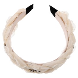 LIFKOME Aesthetic Wide Headband for Women Chic Floral Hair Accessories for Elegant Face Washing Hairband Stylish Headdress for Daily Wear Versatile and Sophisticated Design