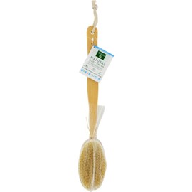 EARTH THERAPEUTICS BODY BRUSH,100% NATURAL, BRUSH