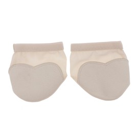 LALAFINA Belly Dance Forefoot Cushion Socks Five Holes Protective Foot Pads for Dancers Comfortable Durable and Flexible for Ballet and Latin Practice