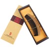 Breezelike Anti-Static Comb Unpatterned Black Buffalo Horn and Greenwood Fine