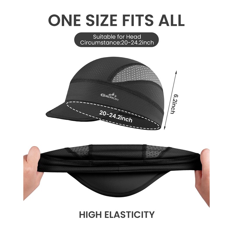 GXCROR Cooling Skull Cap for Men Women Lightweight Breathable Helmet