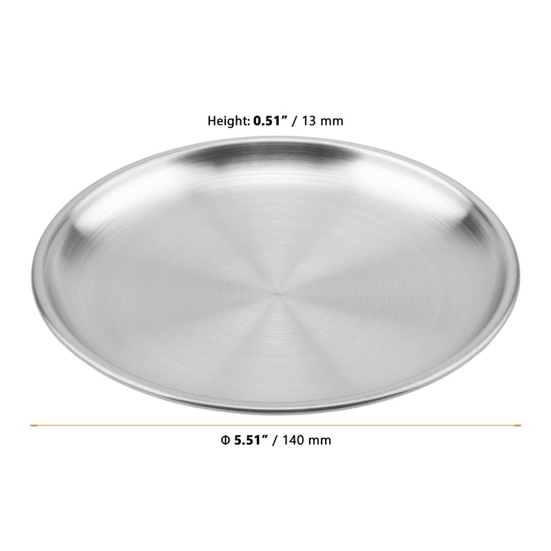 20 Pack 5.5 Inch Personal Pizza Pan, Stainless Steel Pizza