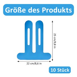 PreCut Kinesiotapes, Pack of 10 Kinesiology Tape, Blue PreCut Kinesiotapes Knee, Knee Kinesiotape, Kinesiotapes Pre-Cut, Skin-Friendly Kinesiotapes, Pre-Cut, Elastic