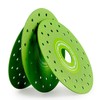 LOZLIN 3PCS 115MM Vacuum Brazed Ultra-Thin Multi-Pore Flat Abrasive Sheet