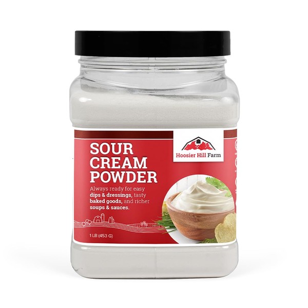 Hoosier Hill Farm Sour Cream Powder, 1LB (Pack of 1)