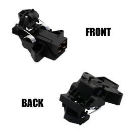 Dishwasher latch Set 5304516818 Compatible with Frigidaire, Crosley, Ikea, Kenmore dishwasher doors can be replaced 154543901 154543901 154758101 154722401 5304525218(Black)