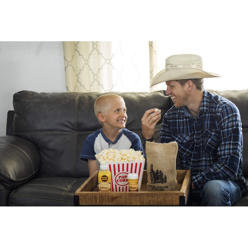 Amish Country Popcorn | 2-2 lb Bags | Red and