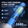NetCan LED Flashlight, High Powered Super Bright Tactical Flashlight, Rechargeable