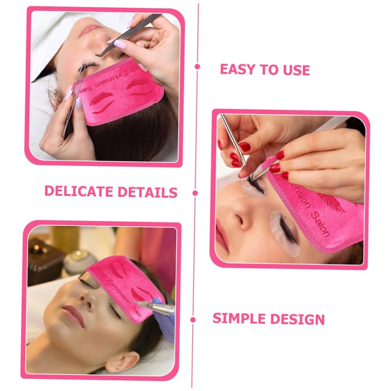 FOMIYES 12pcs Eyelash Extension Forehead Pads Soft Grafting Cushions for