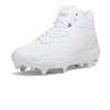 Boombah Viper Pro Men's Molded Cleat Mid White/White - Size
