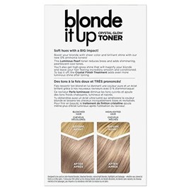 Clairol Blonde It Up Crystal Glow Toner Demi Permanent Hair Color 5.24 Oz