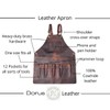 Leather Apron With 12 Tools Pockets Heat And Flame Resistant