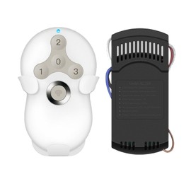 Universal Ceiling Fan Remote Control Kit Replacement for Harbor Breeze Hunter 99122/99123/99600/99813 /99770/85095,3-Speed Light Dimmer