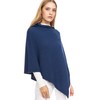 Marine Cashmere - Cashmere Blend Poncho for Women Delicate and