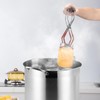 BriSunshine 21.5 QT Stainless Steel Canning Pot with Lid, Rack