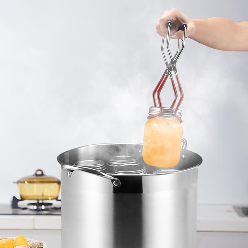 BriSunshine 21.5 QT Stainless Steel Canning Pot with Lid, Rack