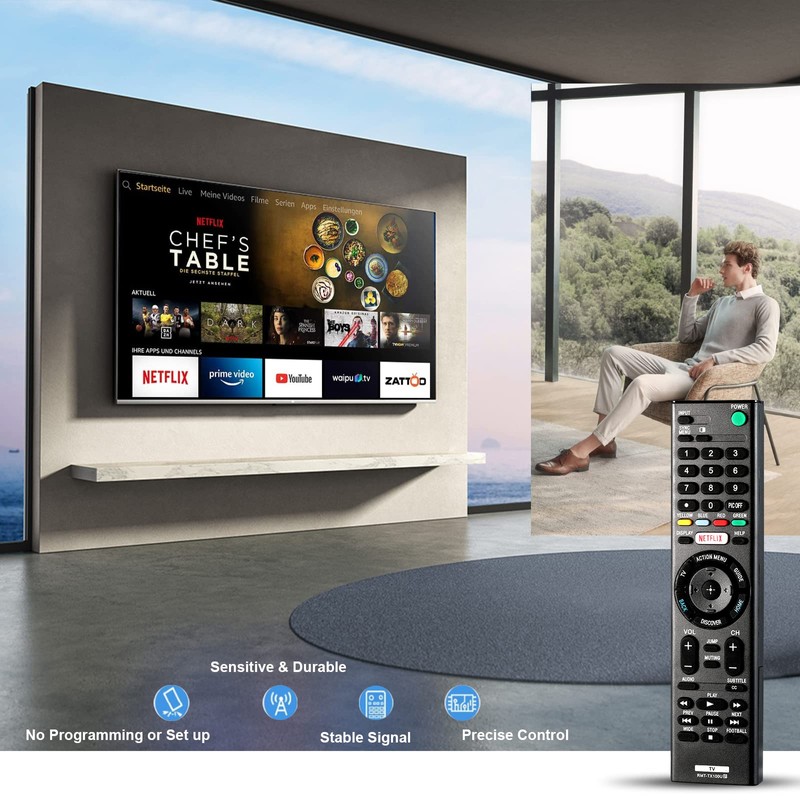 Universal Remote Control Compatible with Sony TV Remote, Include All