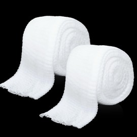 2 Rollen Elastische Schlauchförmige Bandage Elastischer Verband Fixierbinde Stütz Bandage Schlauch Verband Atmungsaktiver Schlauchverband Stützbandage für Arm Kleine Rümpfe Knie,Waden(5.8X200CM)