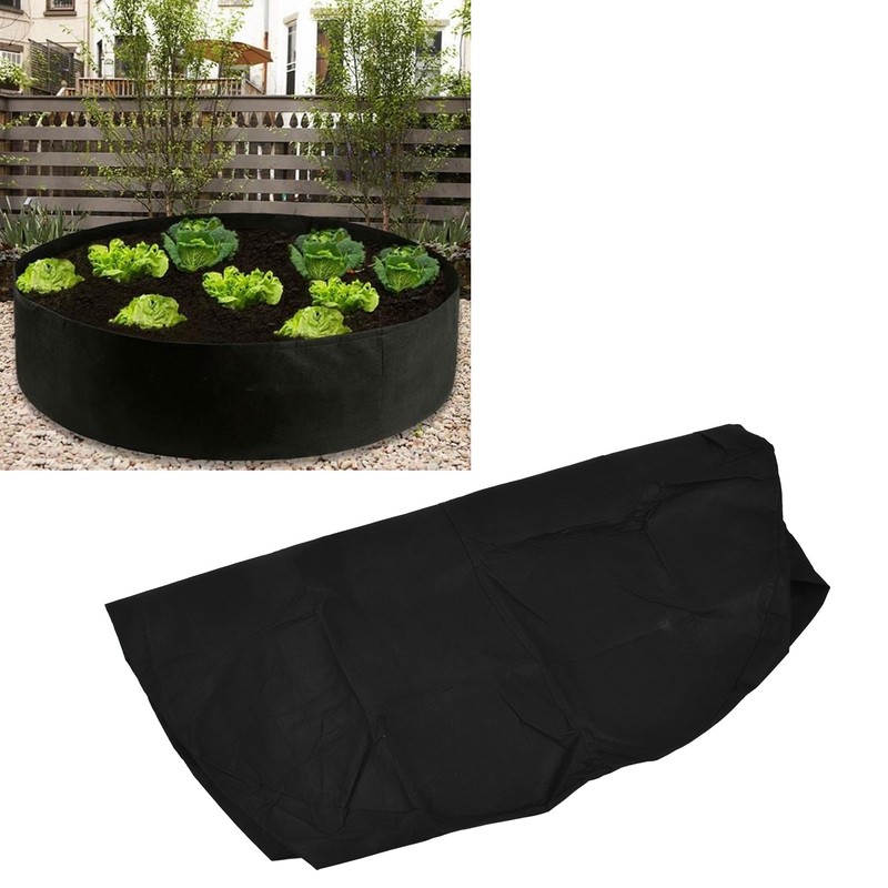 100 Gallon Round Planter Grow Bag Breathable Planting Container for