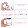 100ML/3.4OZ Refillable Cosmetic Spray Bottle Empty Glass Perfume Spray Bottles