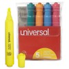 Universal Desk Highlighters, Assorted Ink Colors, Chisel Tip, Assorted Barrel