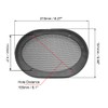 sourcing map Speaker Grill Cover 5.94X8.27inch Mesh Decorative Square Subwoofer