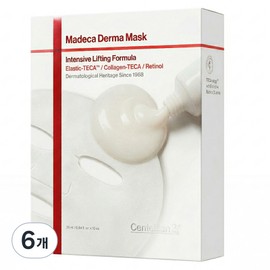 Centellian 24 Madeca Intensive Lifting Formula Derma Mask, 10 packs, 6 pcs / 센텔리안24 마데카 인텐시브 리프팅포뮬러 더마마스크, 10개입, 6개