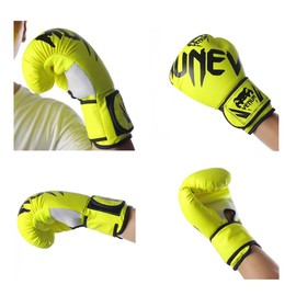 Boxing Gloves (6 oz / 8 oz / 10 oz / 12 oz), PU Punching Gloves, Breathable, Kickboxing, Training, Composite, Martial Arts, Sandbag, Karate Mitts, Stress Relief, Lack of Exercise, Kids, Unisex