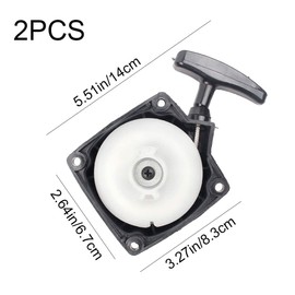 TAORANJU 2 Pcs Recoil Starter Pawls Pull Start Cord Recoil Starters Lawn Mower Rewind Recoil Starters Garden Tools for 40-5, 44-5 Engines, 33cc