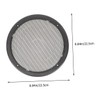 KOMBIUDA 2pcs Car Speaker Mesh Cover Stylish Metal Grill Protector