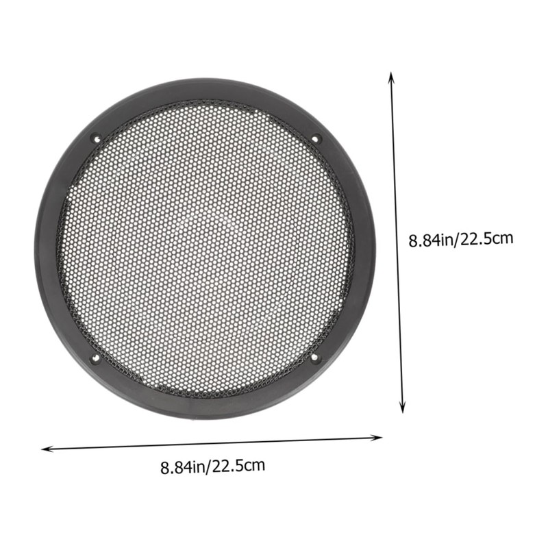 KOMBIUDA 2pcs Car Speaker Mesh Cover Stylish Metal Grill Protector