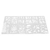 12Pcs Paint Stencils A4 Characters Animals Plants Safe Poisonless Durable