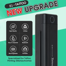 2025 New Wireless Tattoo Stencil Printer Tattoo Portable Printer Kit for Artists & Beginners Compatible with Smartphone & PC