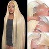 613 Lace Front Wig Human Hair 36 Inch Blonde Wig