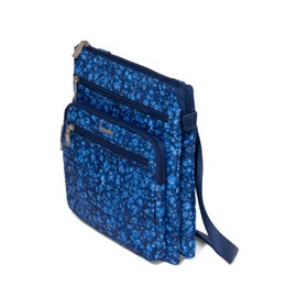 Baggallini Out and About Crossbody Bag for Women 10" x 10.7" Lightweight Handbags with RFID Card Slots Interior Divider