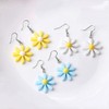 Girls' Daisy Earrings, Daisy Earrings, Hanging Flower Earrings, Flower Earrings,